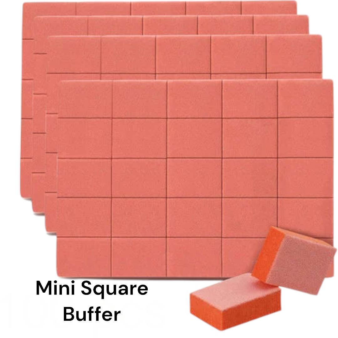 Champion Mini Square Buffer 80/80 (Case of 1700), Color: Orange