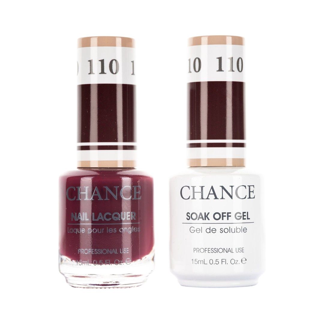 Chance by Cre8tion Gel &amp; Nail Polish Combo {110-119}, Colour: 110