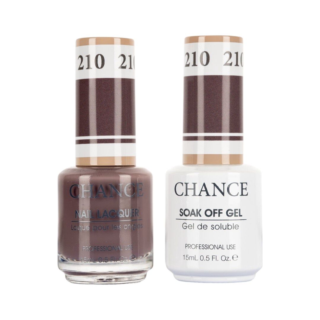 Chance by Cre8tion Gel &amp; Nail Polish Combo {210-219}, Colour: 210