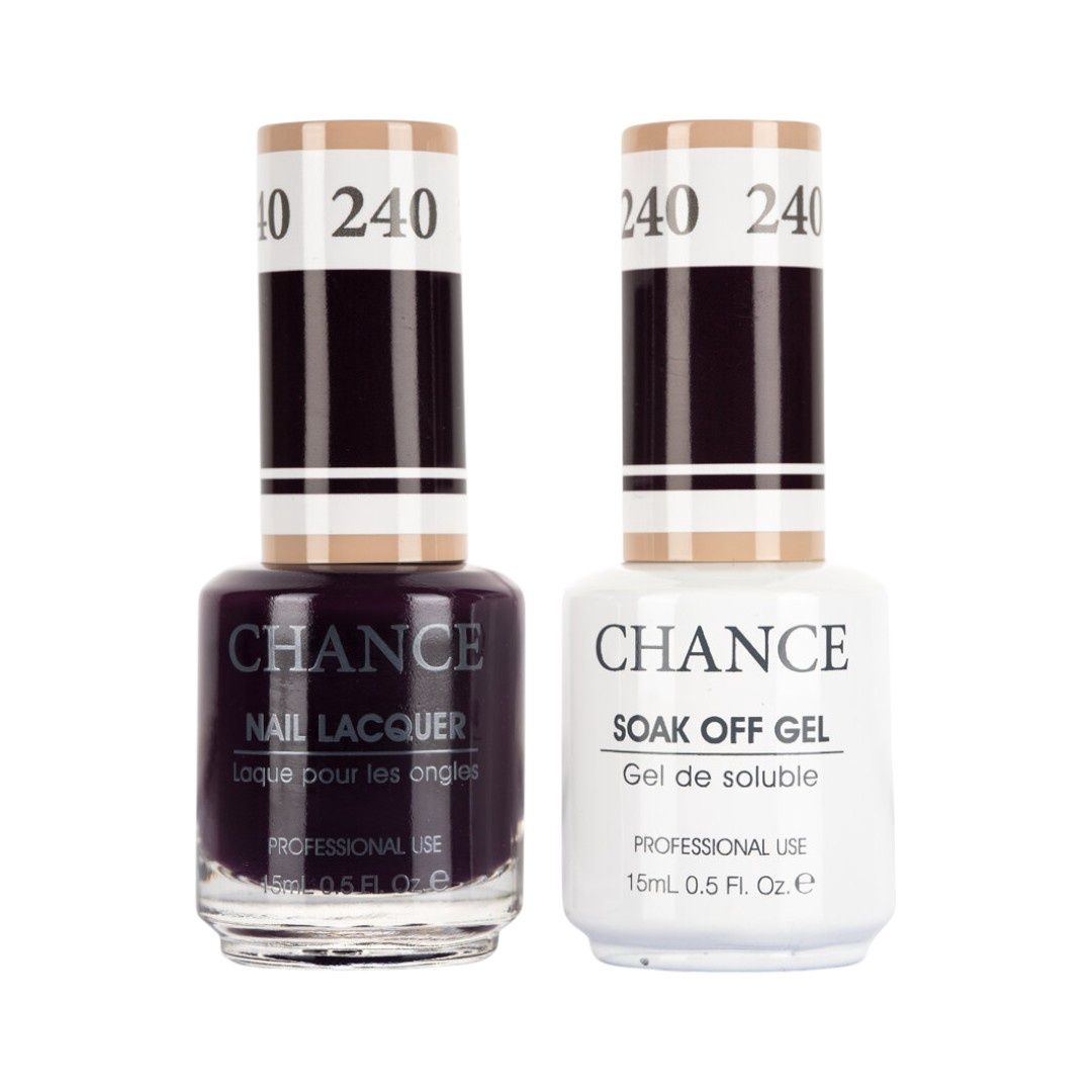 Chance by Cre8tion Gel &amp; Nail Polish Combo {240-249}, Colour: 240