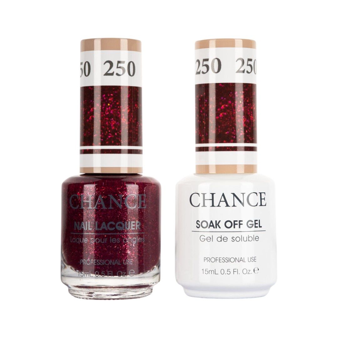 Chance by Cre8tion Gel &amp; Nail Polish Combo {250-259}, Colour: 250