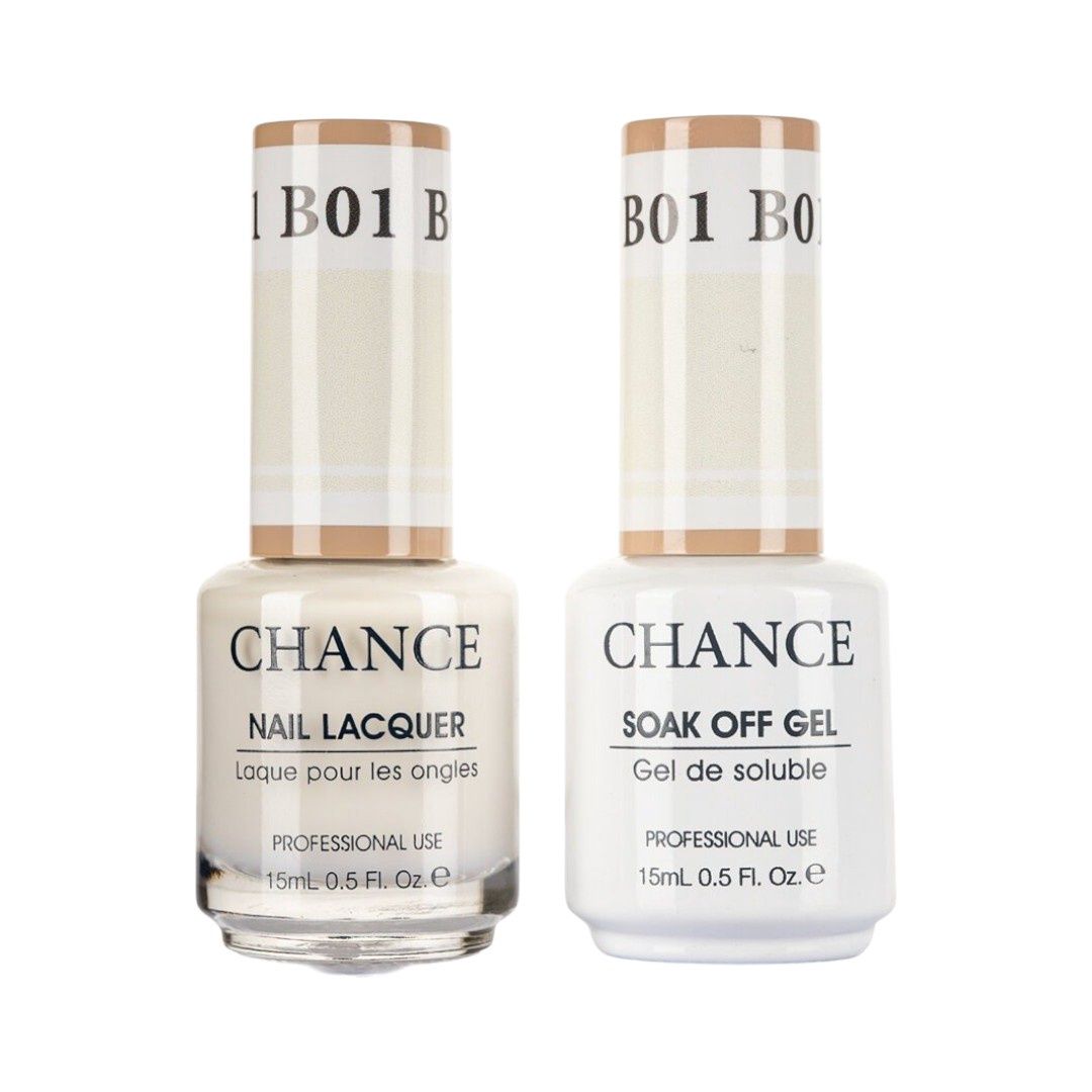 Chance by Cre8tion Gel &amp; Nail Polish Combo {B01-B36}, Colour: B01