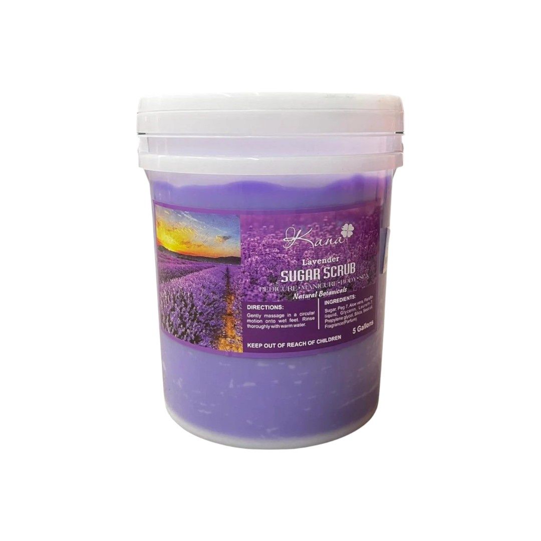 Kana Premium Sugar Scrub Bucket 5 Gallon, Scent: Lavender