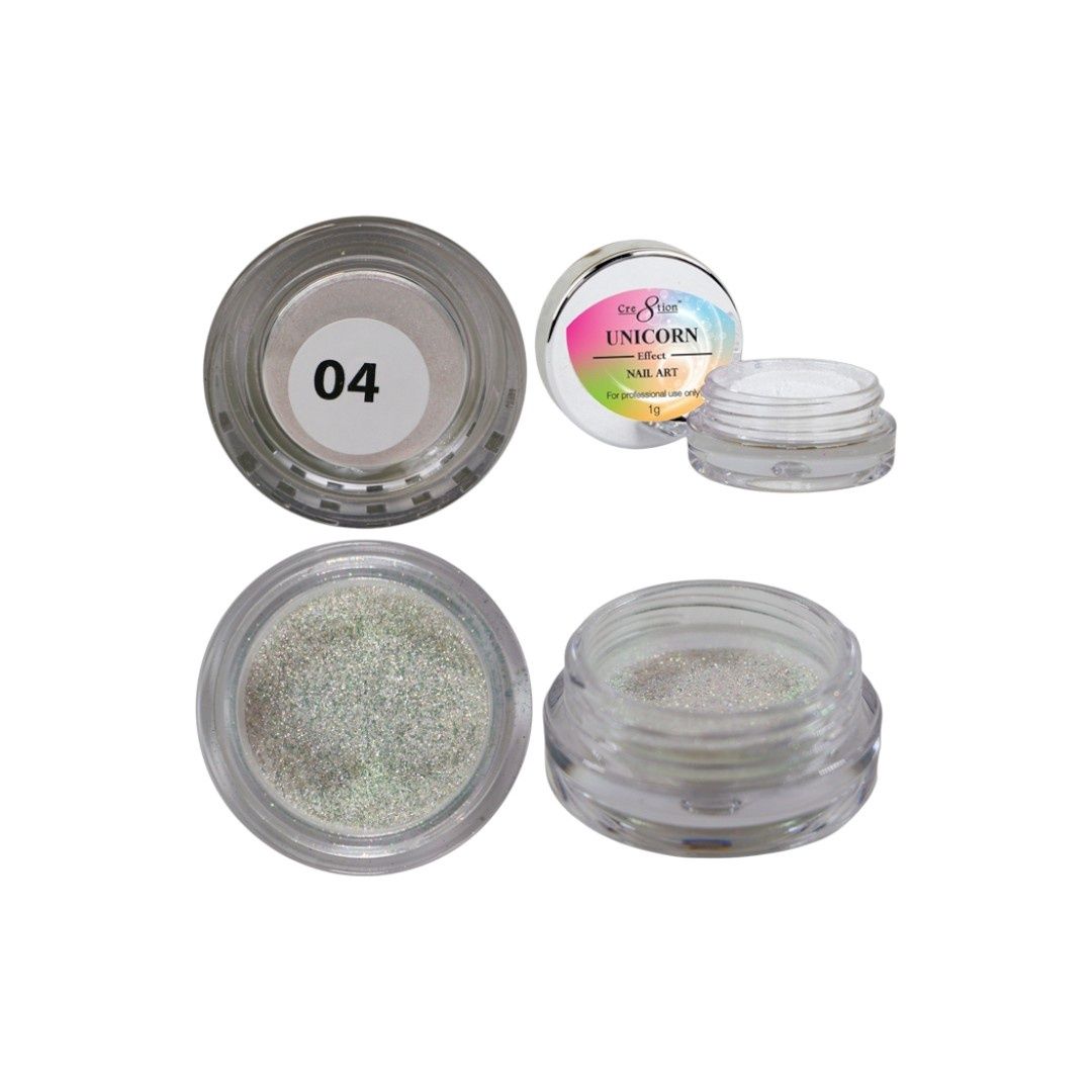Cre8tion Nail Art Effect 1g #04 Unicorn - Chrome Powder