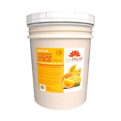 La Palm Hot Oil Sugar Scrub Bucket 5Gallon