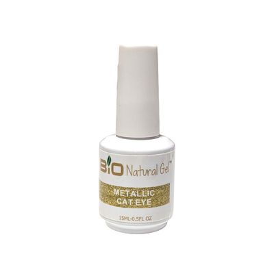 Bio Natural Cat Eye Gel Colour 15mL Gold - Gel Polish