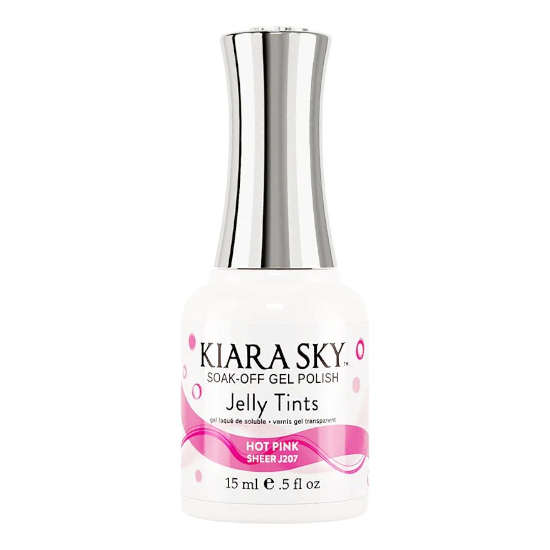Kiara Sky Hot Pink Gel Polish Nail Art Nail Mall Canada Nail Supply Bradford