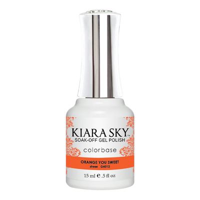 Kiara Sky Orange You Sweet Gel Polish Nail Art Nail Mall Canada Nail Supply Bradford