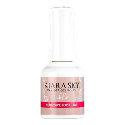 Kiara Sky Rub On Non-Wipe Top Coat Gel Polish Nail Art Nail Mall Canada Nail Supply Bradford