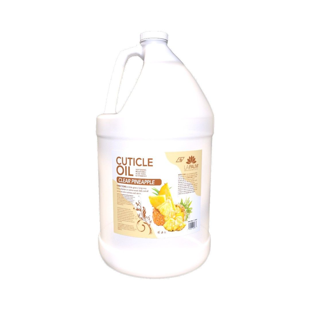 La Palm Cuticle Oil Pineapple 1 Gallon, Color: Clear