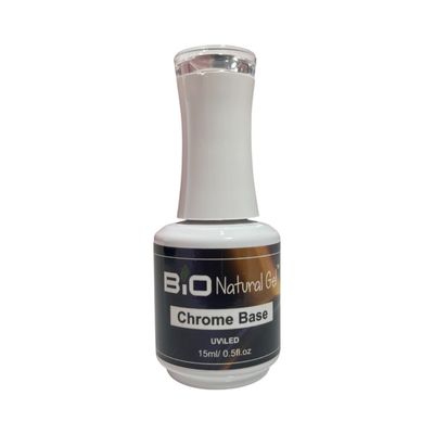 Bio Natural Gel Chrome Base Coat 15mL - Gel Polish