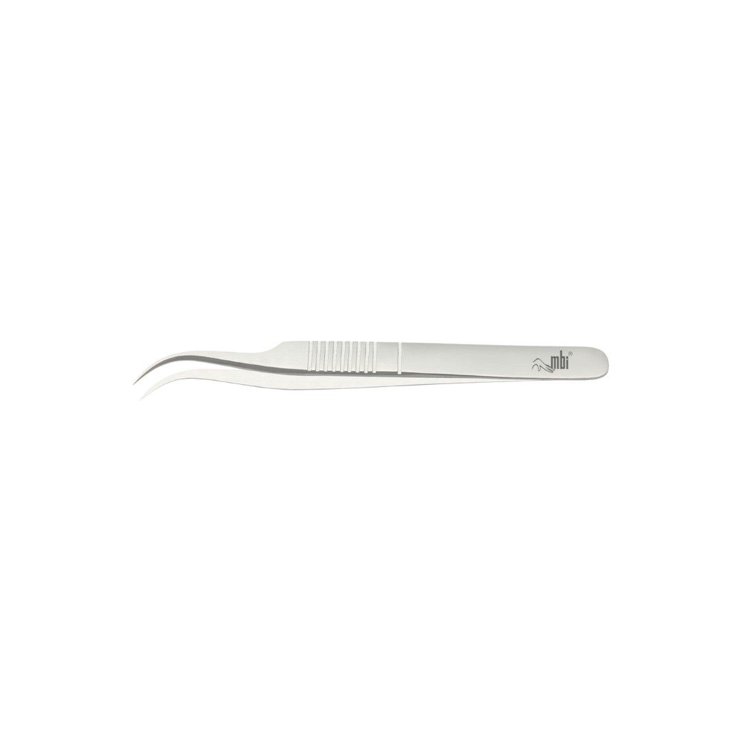 MBI Ultra Sharp Pointed Curved Tweezers Size 4.5 #MBI412