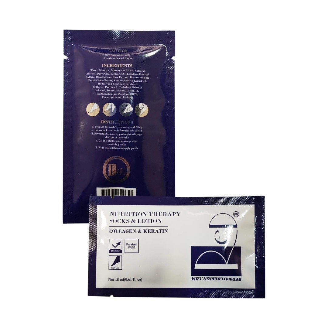 Red  Nutrition Therapy Socks &amp; Lotion