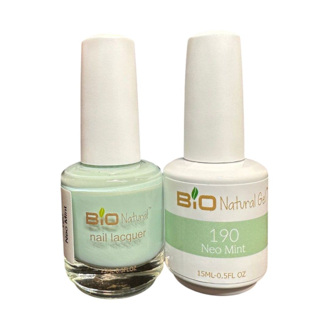 Bio Natural Gel &amp; Nail Polish Combo {190-199}, Colour: 190