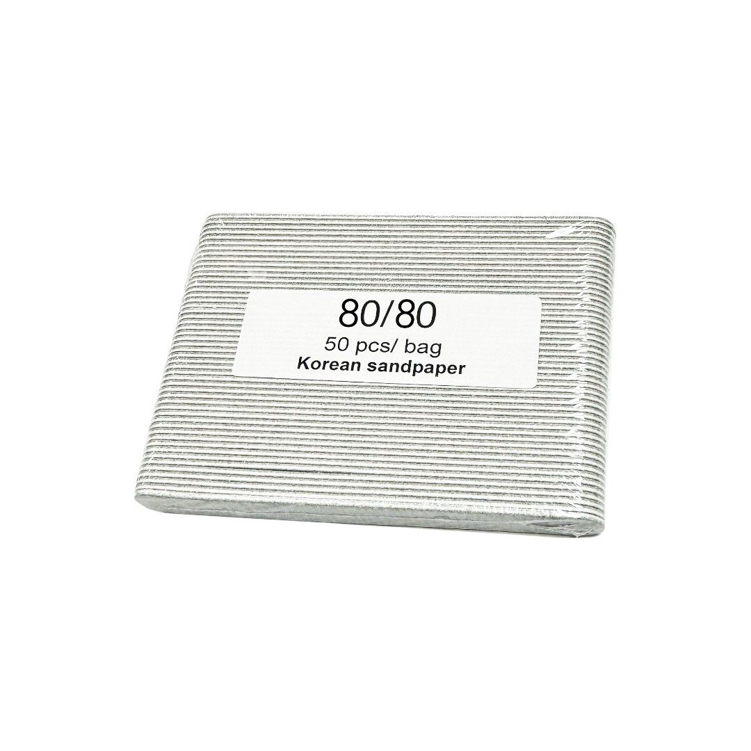 Mini Nail File {Pack of 50}, Color: X-File Zebra 80/100