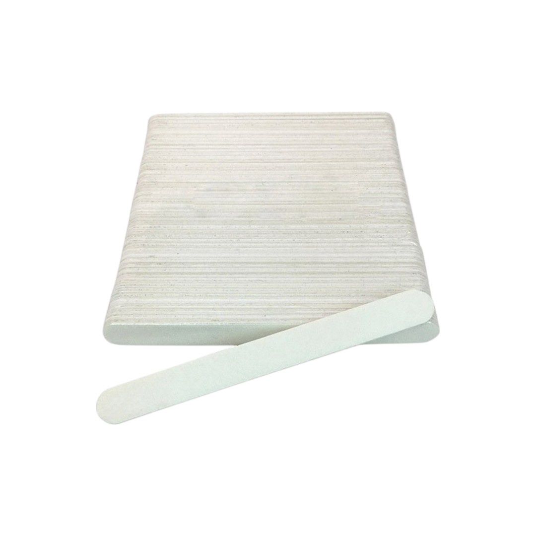 Mini Nail File 80/80 {Pack of 50}, Color: White