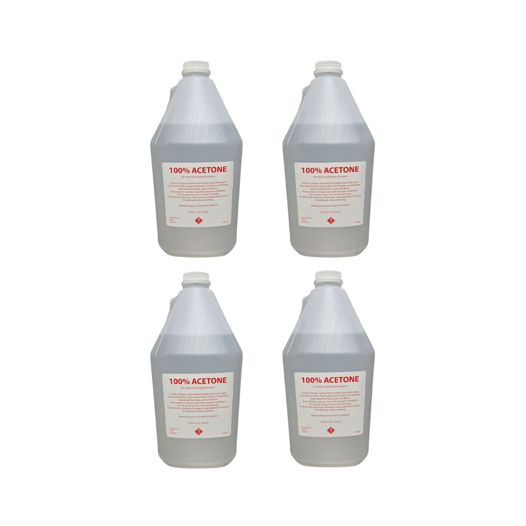 Canada 100% Acetone {Case of 4Gal}