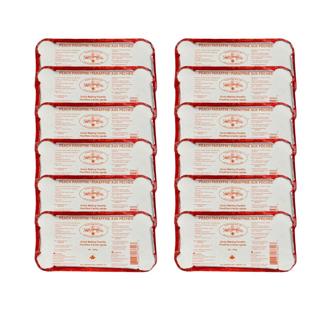Sharonelle Paraffin Wax  2lbs - Peach {Case of 12}