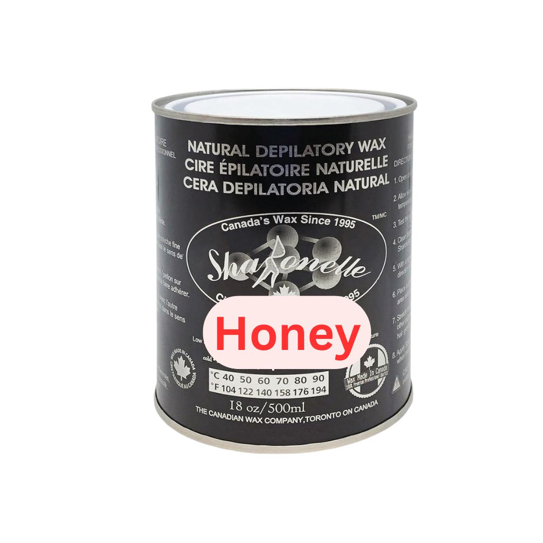 Sharonelle Soft Wax 500mL {Case of 24}, Scents: Honey