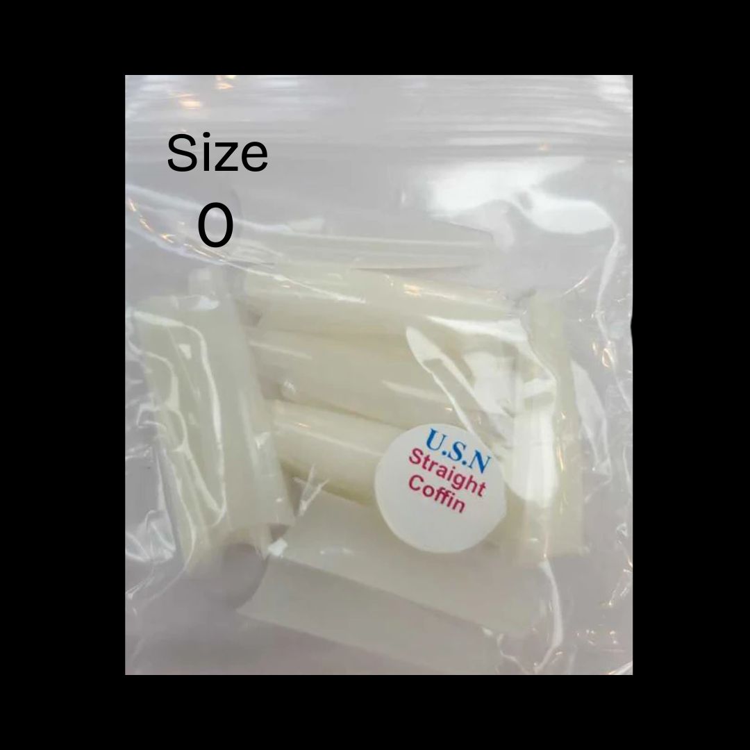 USN Natural Refill Tips {Pack of 50pcs} - Straight Coffin