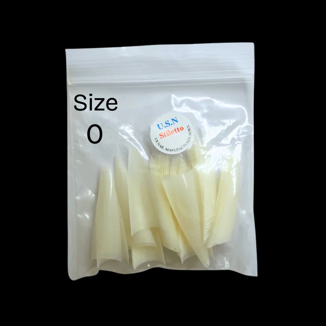 USN Natural Refill Tips {Pack of 50pcs} - Stiletto