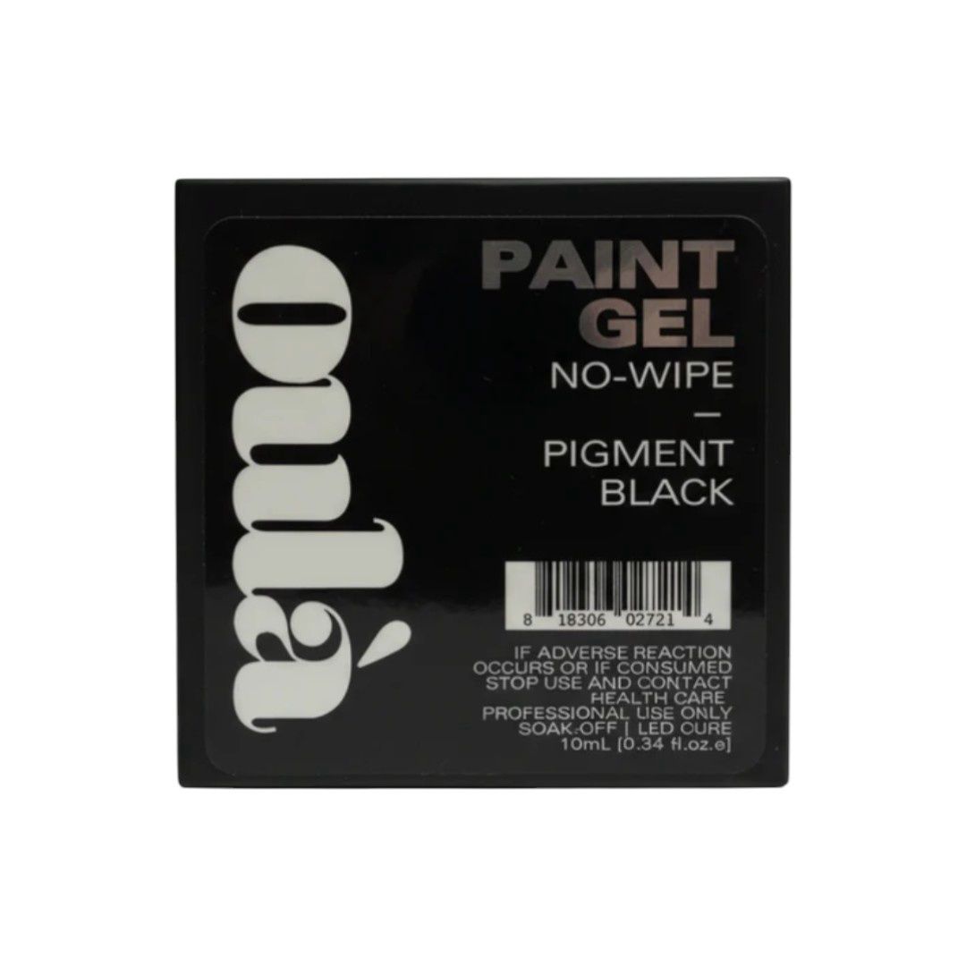 Oula Paint Gel No Wipe 10mL, Color: Black