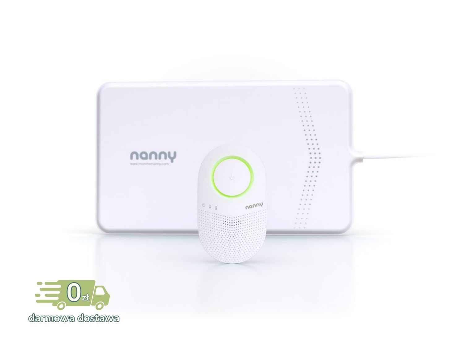 Monitor oddechu Nanny BM-03, monitor oddechu dla niemowlat, niania elektroniczna bez kamery, darmowa dostawa