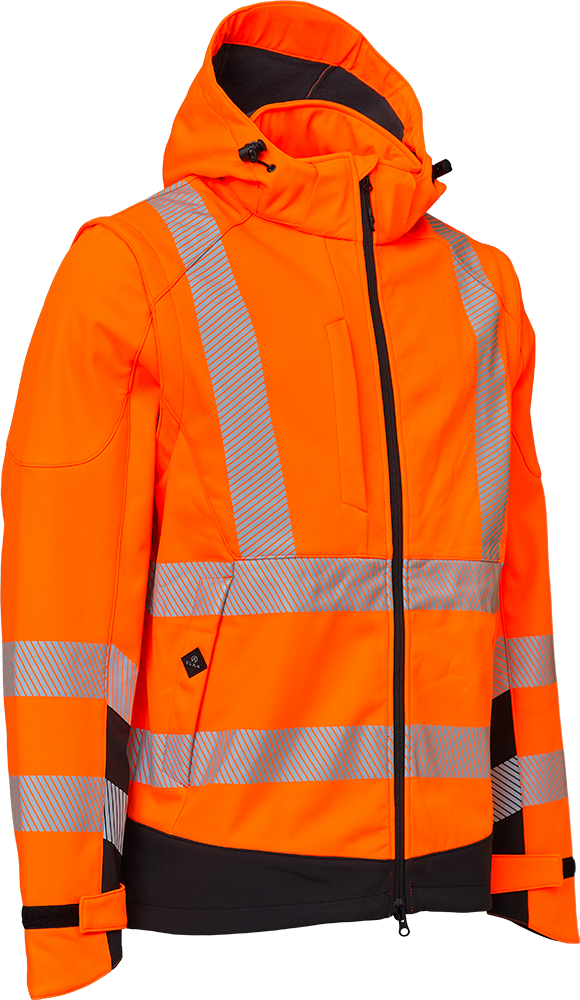 Elka Rainwear Visible Xtreme Softshelljacke mit abnehmbaren Ärmel