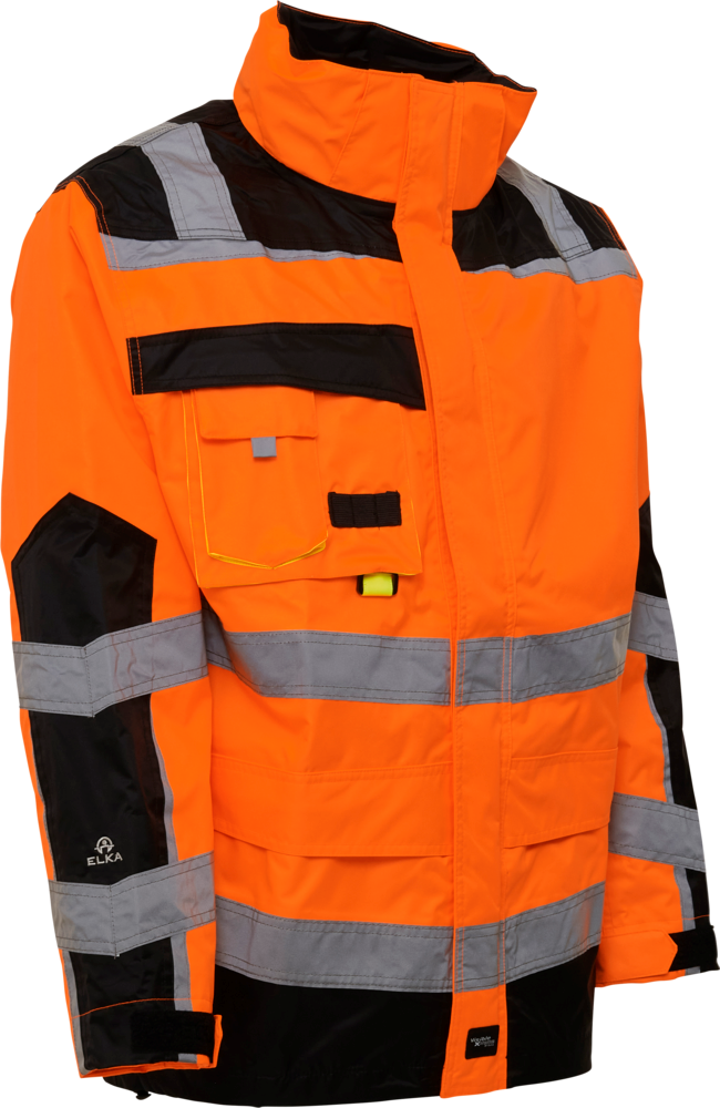Elka Rainwear Visible Xtreme Oxford Regenjacke mit Reflexband