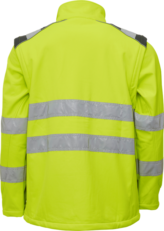 Elka Rainwear Visible Xtreme Softshelljacke mit Extra Rückenlänge
