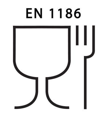 EN 1186 - GLAS UND GABEL