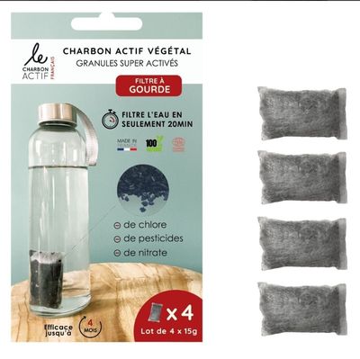 Filtre au Charbon  "Gourde classique"