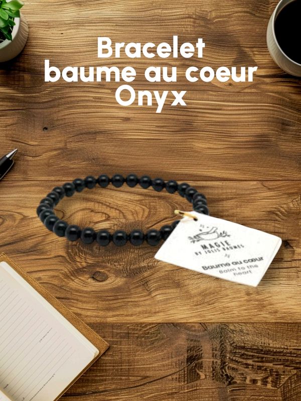 Bracelet Baume au cœur Onyx