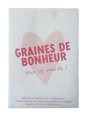 Graines "Vive les Mariés"