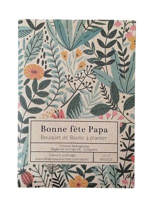Graines Graines "Bonne fête Papa"