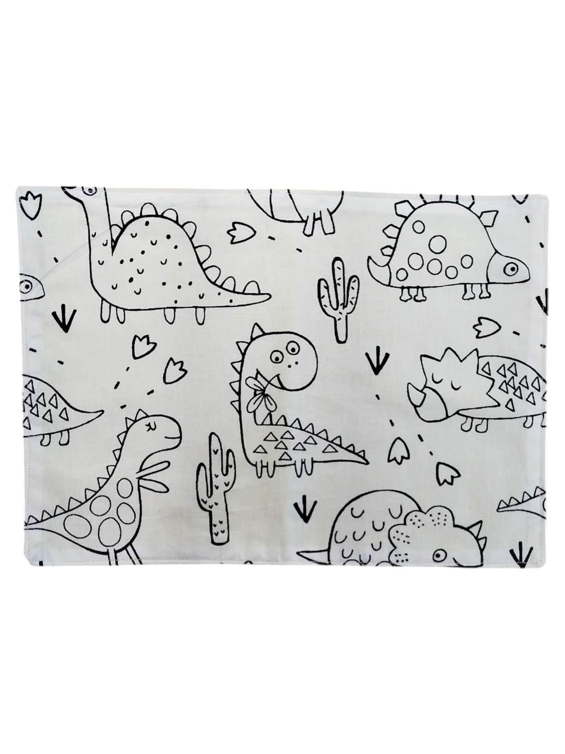 Set de table à colorier, lavable Dinosaures Set de table à colorier, lavable Dinosaures