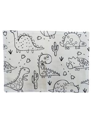 Set de table à colorier, lavable Dinosaures Set de table à colorier, lavable Dinosaures