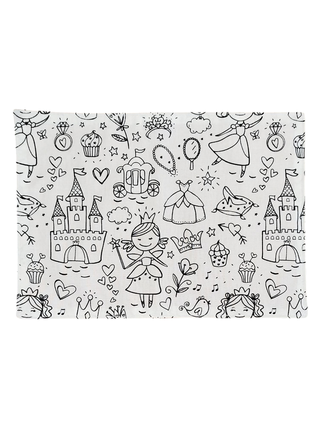 Set de table à colorier, lavable Princesses Set de table à colorier, lavable Princesses