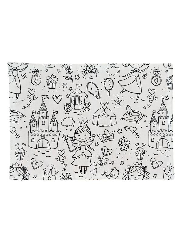 Set de table à colorier, lavable Princesses