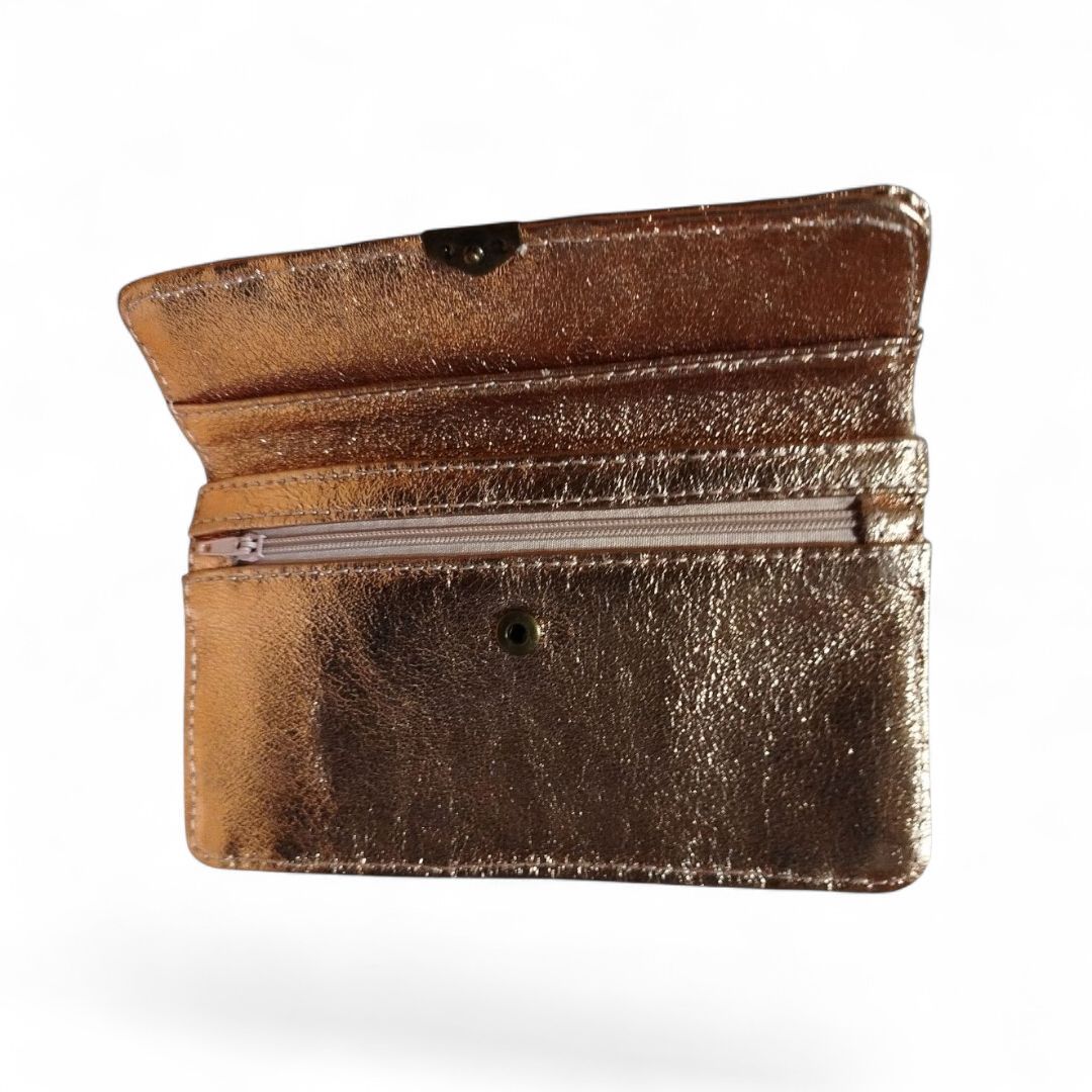 Porte-monnaie tabatière pailleté