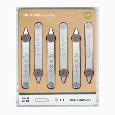 Wurkin Stiffs- Magnetic Collar Stay, Size: 2.5