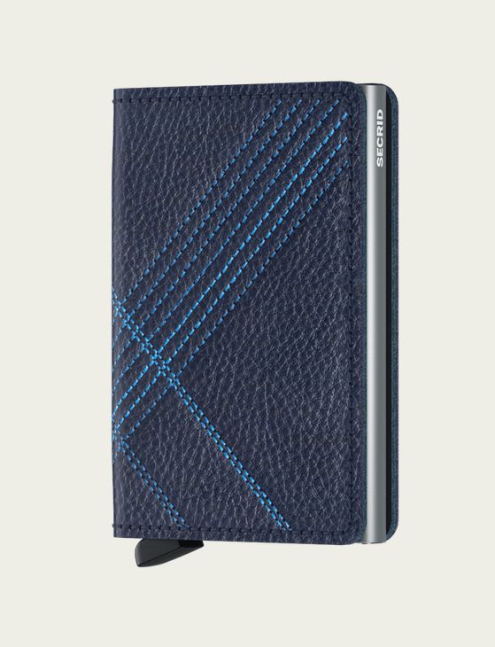 Secrid- Slimwallet Stitch, Attribute: Linea Navy