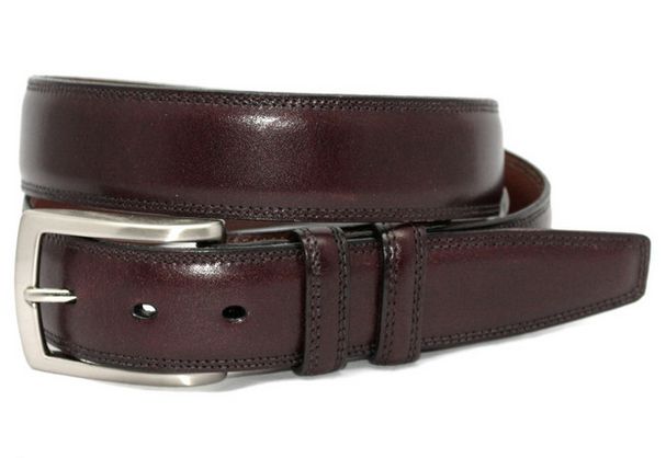 Torino- Cordovan Leather Belt 55076, Size: 34