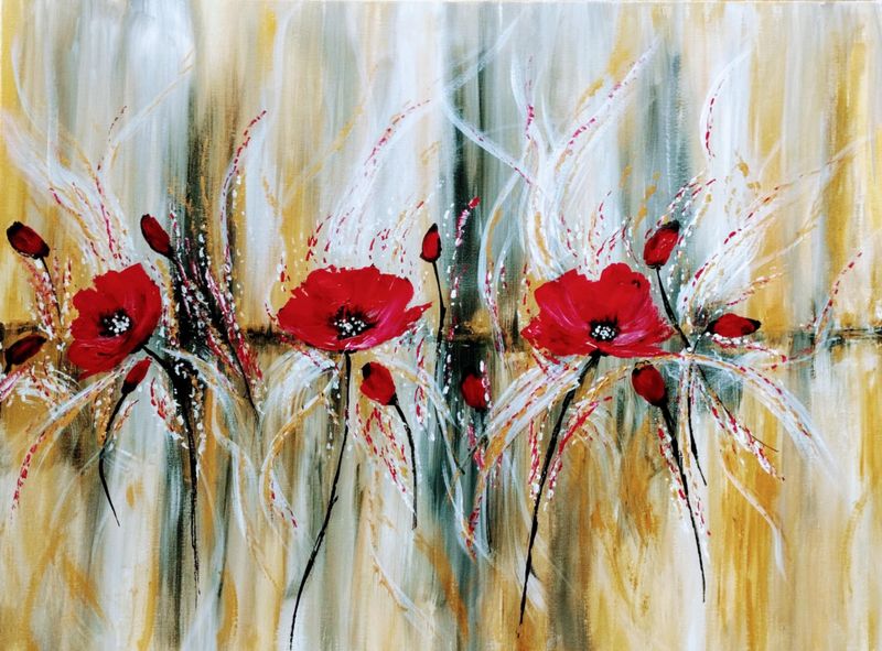 Titel: Mohnblumen - Original