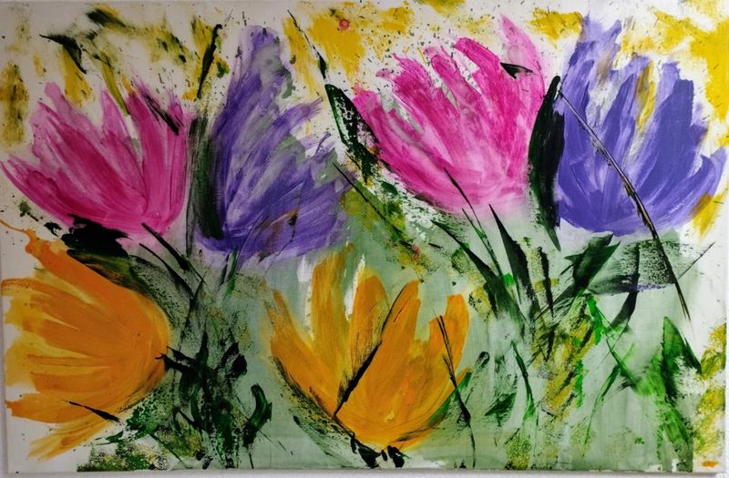 Titel: Tulpen - Original