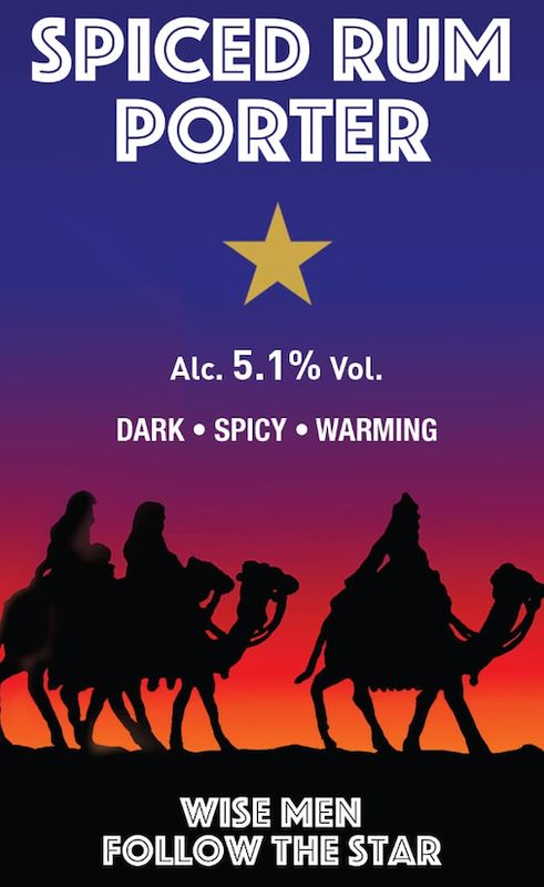 Spiced rum Porter 5.1% 35 Pint BIB