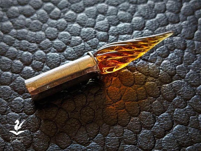 Embout en Verre Ambre