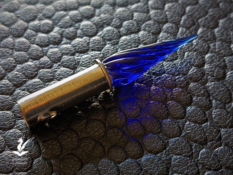 Embout en Verre Bleu