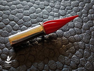 Embout en Verre Rouge