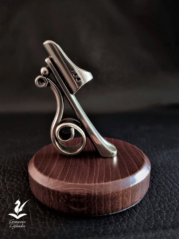 Support Plume en Verre